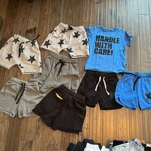 Nununu size 4-5 tee and shorts
